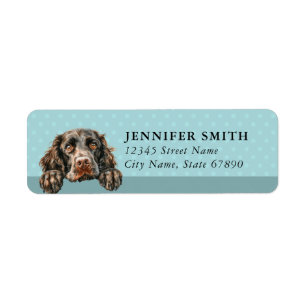 Boykin Spaniel Dog Return Address Labels