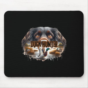 Boykin Spaniel Dog With Mallard Ducks Hunting Duck Mouse Pad