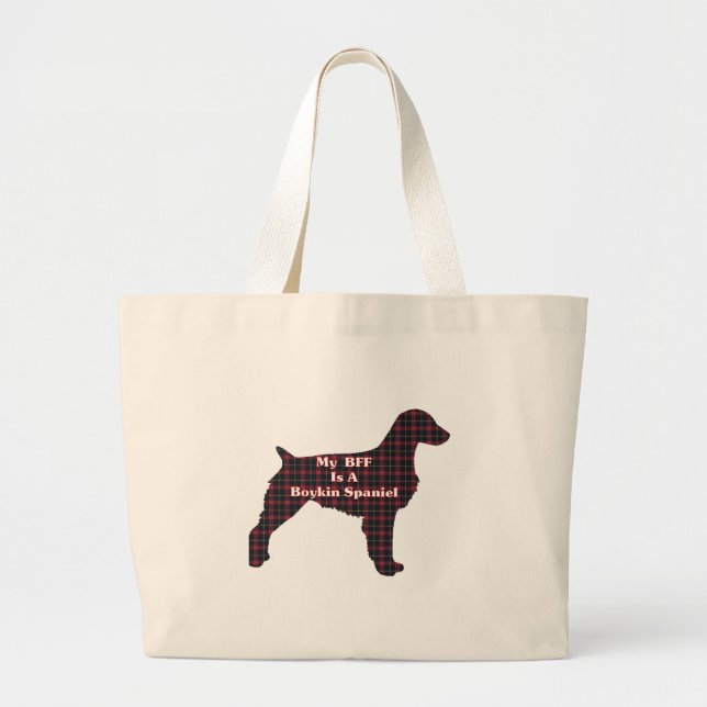 Boykin Spaniel Gifts Large Tote Bag (Front)
