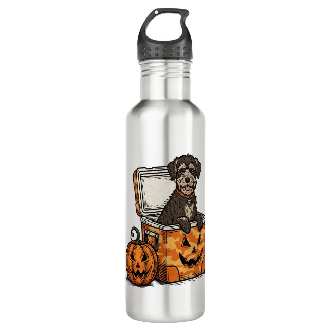 Boykin Spaniel Halloween 710 Ml Water Bottle (Front)
