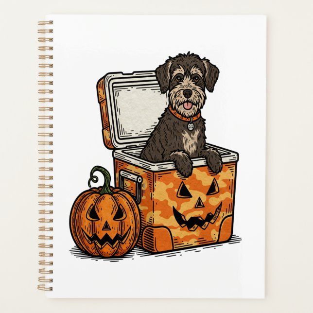 Boykin Spaniel Halloween Planner (Front)