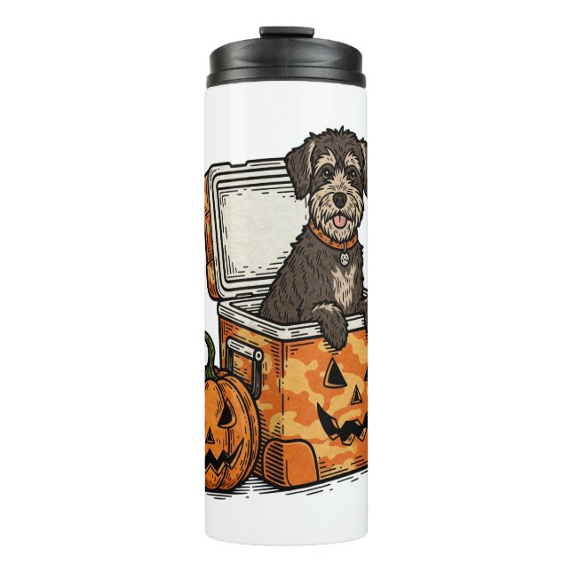 Boykin Spaniel Halloween Thermal Tumbler (Front)