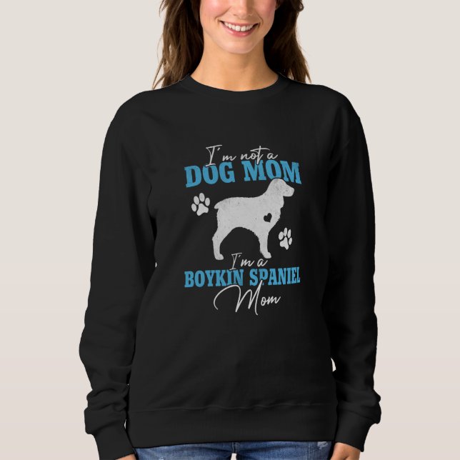 Boykin Spaniel Mom Women for Dog Cute Dog Mom Sweatshirt (Front)