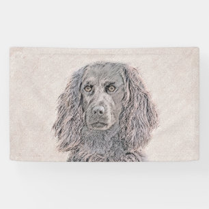 Boykin Spaniel Painting - Cute Original Dog Art Banner