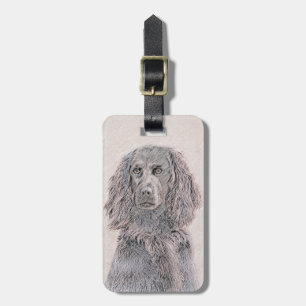 Boykin Spaniel Painting - Cute Original Dog Art Luggage Tag