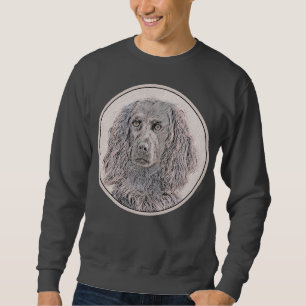 Boykin Spaniel Painting - Cute Original Dog Art Sweatshirt