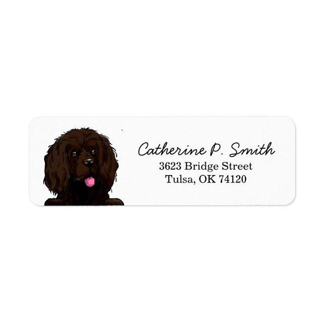 Boykin Spaniel Return Address Label (Front)
