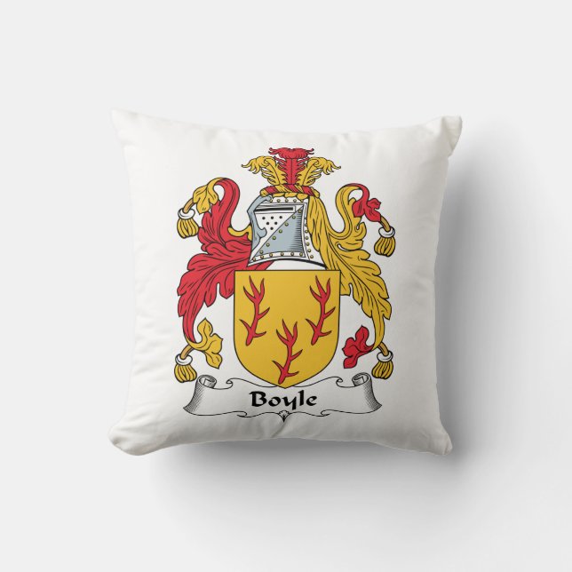 Boyle Family Crest Cushion (Front)