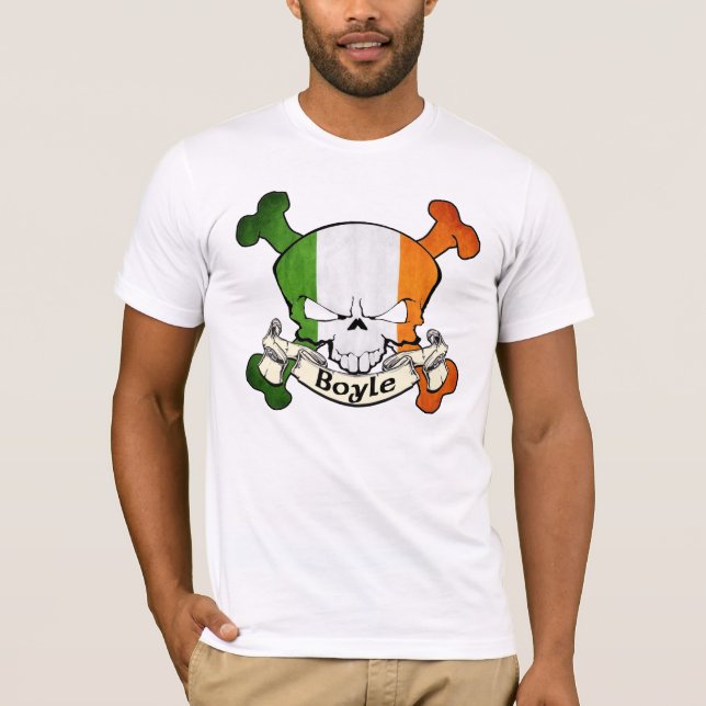 Boyle Irish Skull T-Shirt (Front)