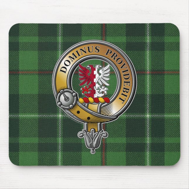Boyle Tartan & Badge Mouse Pad (Front)