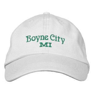 Boyne City Michigan Embroidered Baseball Hat