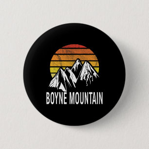 Boyne Mountain Michigan Usa Ski Resort Snowboardin 6 Cm Round Badge