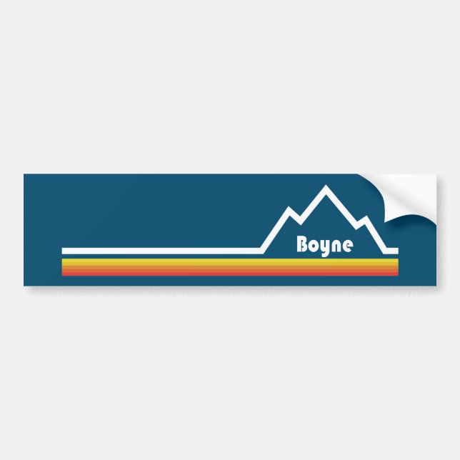 Boyne Mountain Resort Bumper Sticker (Front)