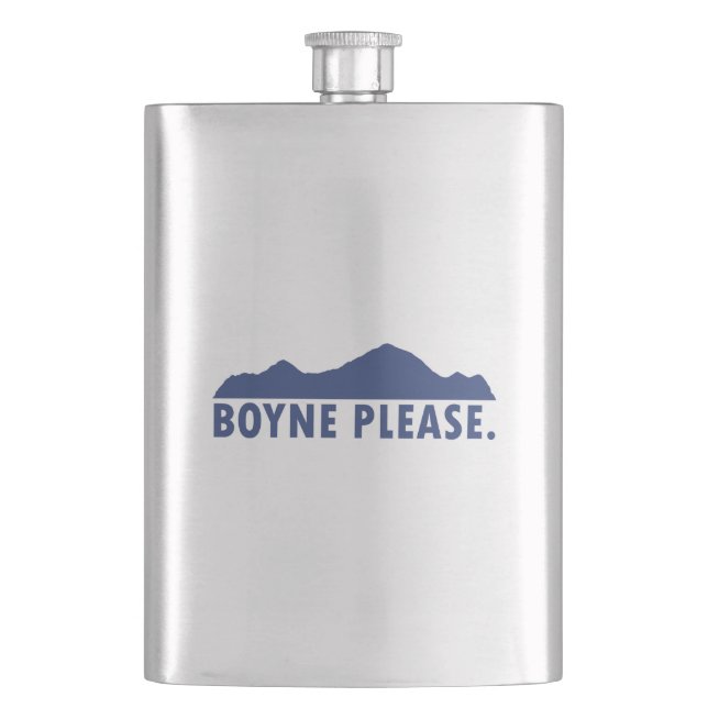 Boyne Please Hip Flask (Front)
