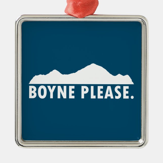 Boyne Please Metal Ornament (Front)