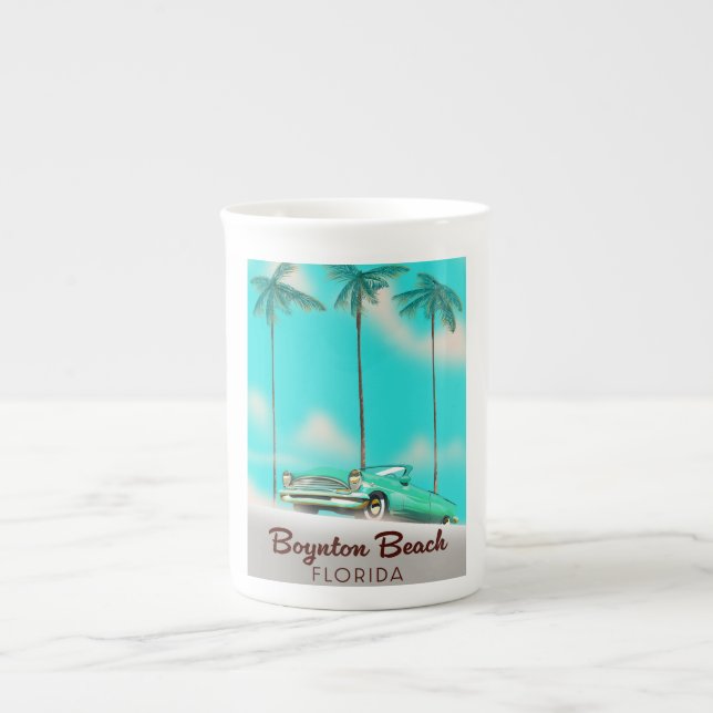 Boynton Beach Florida Bone China Mug (Front)