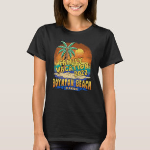 Boynton Beach Florida Family Vacation 2022 Souveni T-Shirt