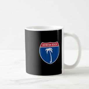 Boynton Beach Florida Interstate Highway Vacation  Coffee Mug
