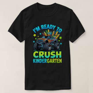 Boys 1st Day of Kindergarten Back to School Tee