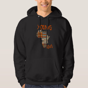 Boys African Attire Kente Print Little Kids Young Hoodie