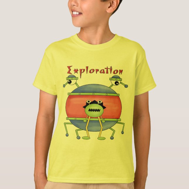 Boys Alien T Shirts and Boys Gifts (Front)