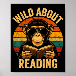 Boys animal print clothes wild about reading