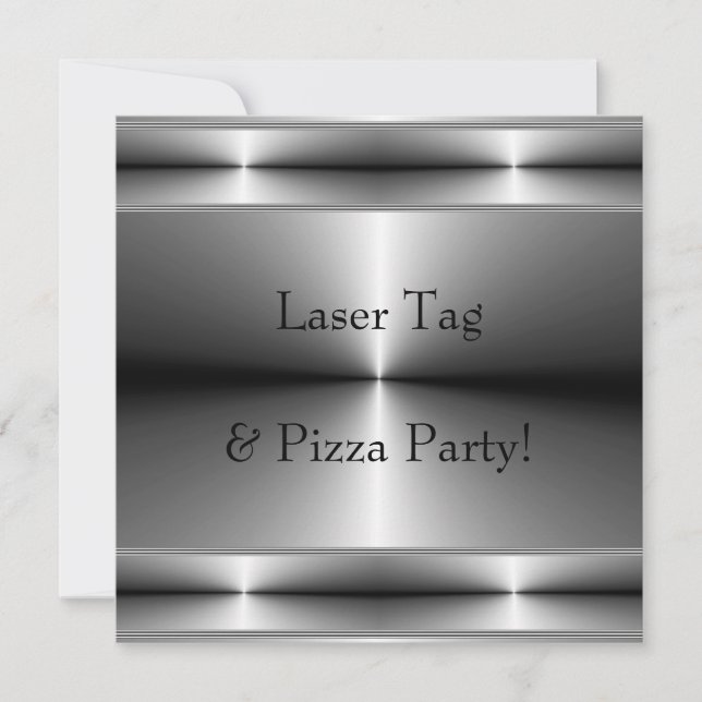 Boys Any Number Birthday Party Template (Front)