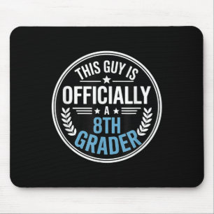 Boys Back To School 8th Grade 2025 First Day 8th G Mouse Pad
