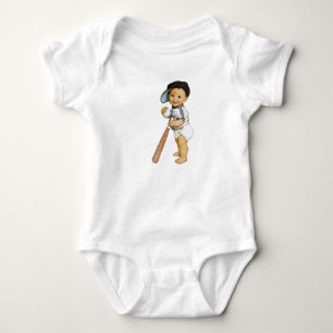 Boy's Baseball Body Suit Baby Bodysuit