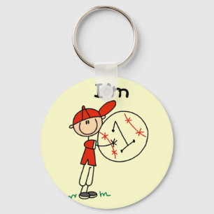 Boy's Baseball I'm 1 Tshirts and Gifts Key Ring