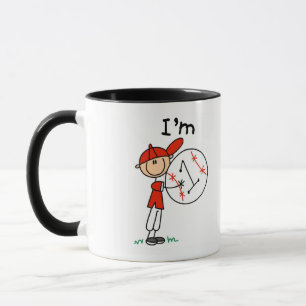 Boy's Baseball I'm 1 Tshirts and Gifts Mug