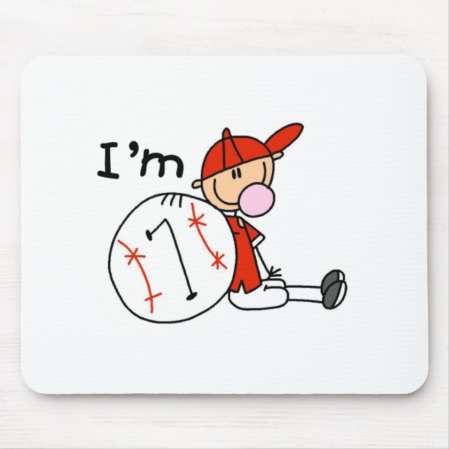 Boy's Baseball I'm 7 Mouse Pad (Front)