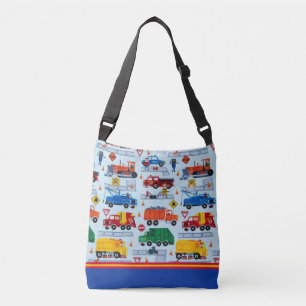 Boys Big Trucks Cross Body Bag