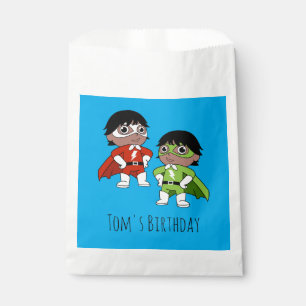 Boys Birthday Action Hero Favour Bag