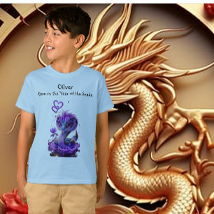 Boys’ Birthday Chinese New Year Snake T-Shirt