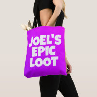 Boys Birthday Epic Loot Gamer Neon Purple Custom