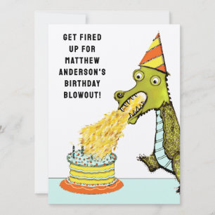 Boys Birthday Party Invitation