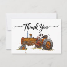 Boys birthday party with antique tractor design
