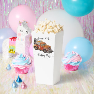 Boys birthday party with wrecker favour box