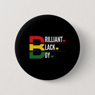 Boys Black History Month African Map Women Men Kid 6 Cm Round Badge