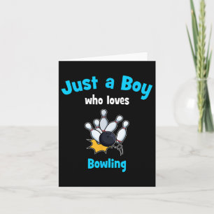 Boys Bowling Shirt Kids Bowling Card