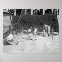 Boys Boxing Match, 1926. Vintage Photo