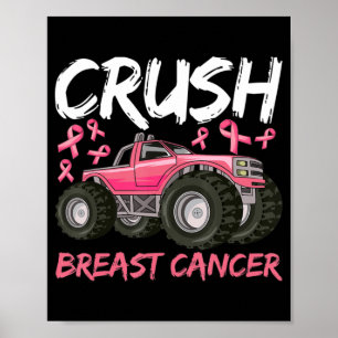 boys breast cancer awareness shirt for boys kids t poster