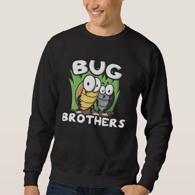 Boys Bug Brother Matching Family   Bug Hunter Sweatshirt (Front)