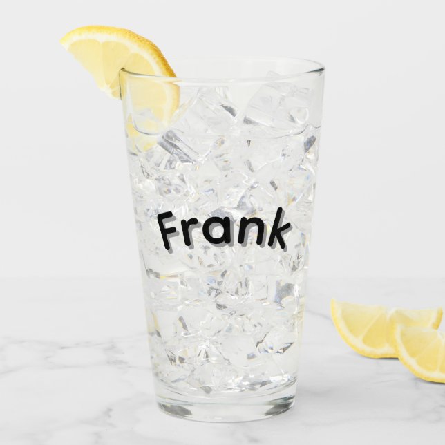 Boys Called Frank, Glass (Front Ice)