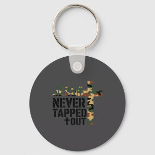 Boys Camo Christian Wrestling Jesus Never Tapped O Key Ring