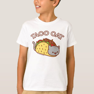 Boy's Cat T-Shirt - "TACO CAT"