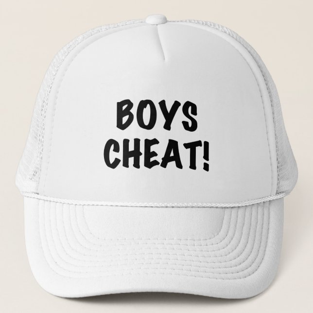 Boys Cheat Trucker Hat (Front)