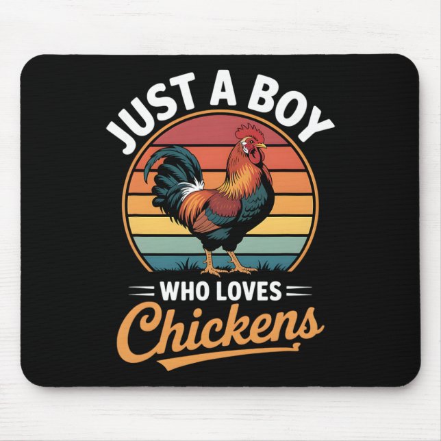 Boys Chicken _1  Mouse Pad (Front)
