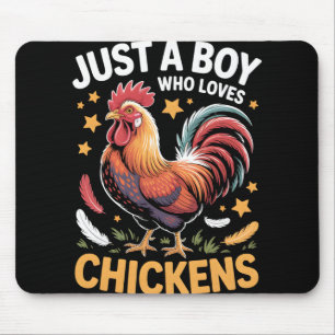 Boys Chicken Mouse Pad